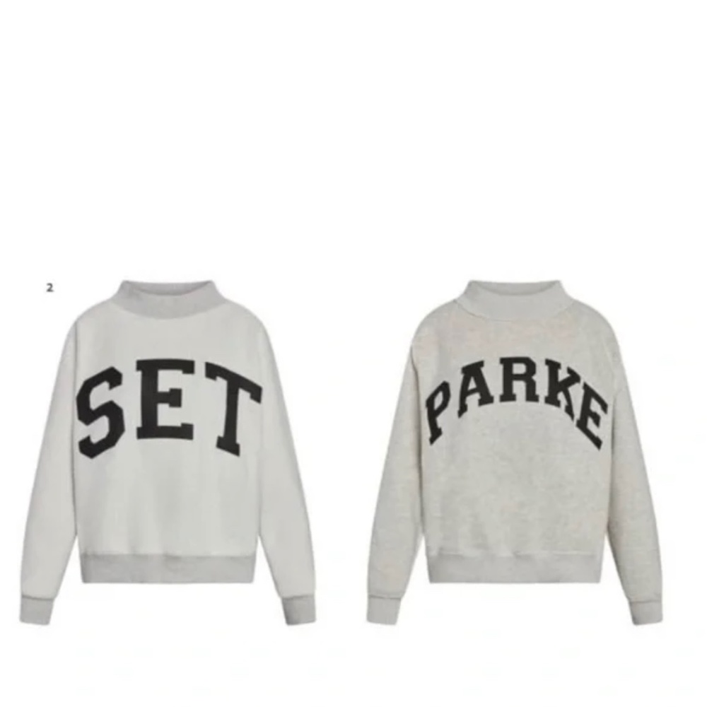 SET X PARKE REVERSIBLE VARSITY MOCKNECK new in package